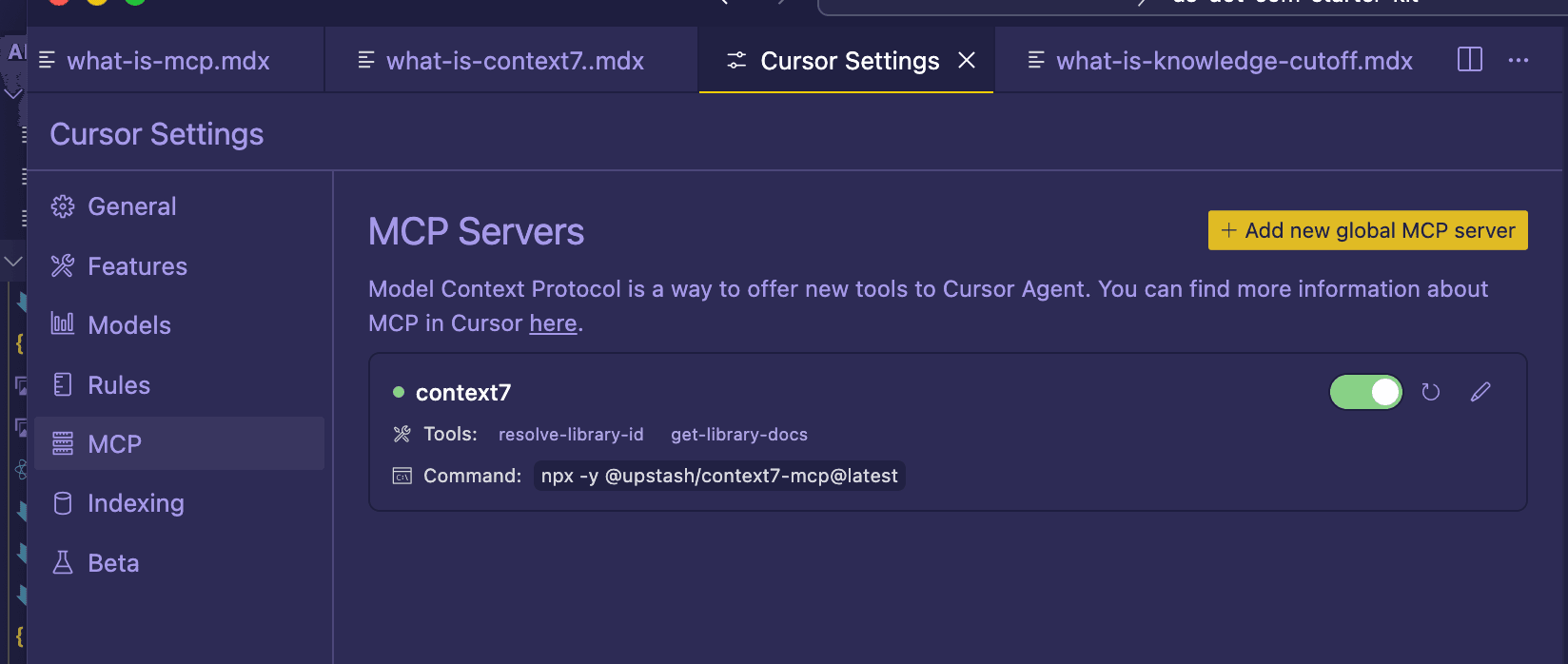 Context7 MCP Server